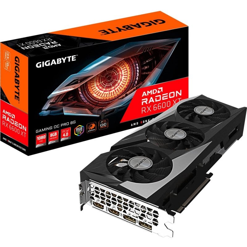 Gigabyte Radeon RX 6600 XT GAMING OC PRO 8GB GDDR6 Reacondicionado