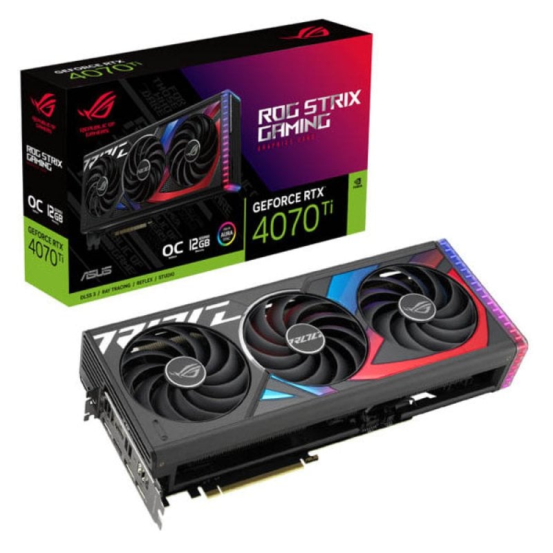 ASUS ROG Strix GeForce RTX 4070 Ti OC 12GB GDDR6X Reacondicionado