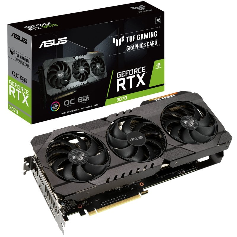 Asus TUF Gaming GeForce RTX 3070 V2 OC Edition LHR 8GB GDDR6 Reacondicionado