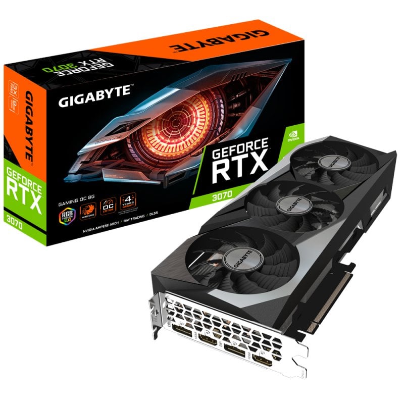 Gigabyte GeForce RTX 3070 GAMING OC LHR V2 8GB GDDR6 Reacondicionado