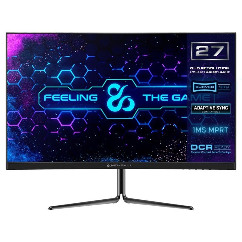 Newskill Icarus IC27Q4-V2P 27" LED QHD 144Hz G-Sync Compatible Curva Reacondicionado