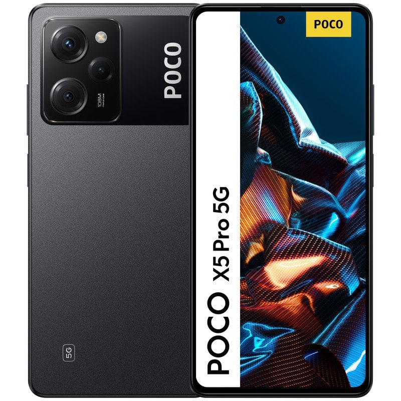 POCO X5 Pro 5G 8/256GB Negro Libre + Cable USB-C a Jack Reacondicionado