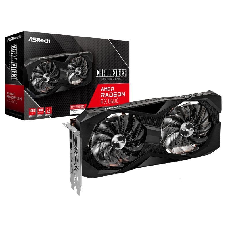 AsRock Challenger D AMD Radeon RX 6600 8 GB GDDR6 Reacondicionado
