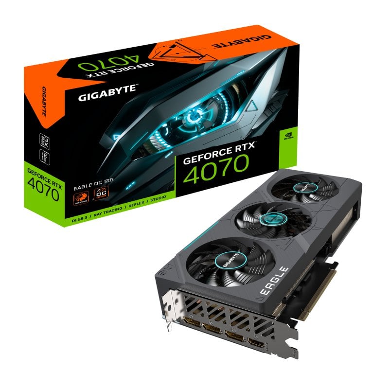 Gigabyte GeForce RTX 4070 EAGLE OC 12GB GDDR6X DLSS3 Reacondicionado