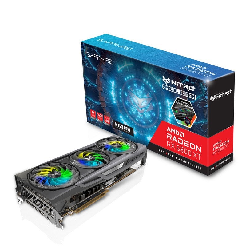 Sapphire NITRO+ AMD Radeon RX 6800 XT OC SE Gaming 16GB GDDR6