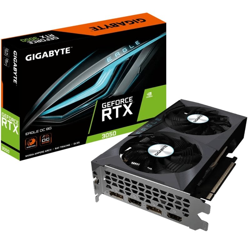 Gigabyte GeForce RTX 3050 EAGLE OC 8GB GDDR6 Reacondicionado