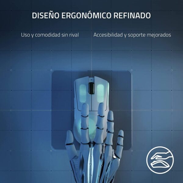 Razer DeathAdder V3 Pro Ratón Gaming Inalámbrico 30000 DPI Blanco Reacondicionado