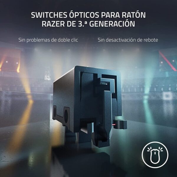 Razer DeathAdder V3 Pro Ratón Gaming Inalámbrico 30000 DPI Blanco Reacondicionado