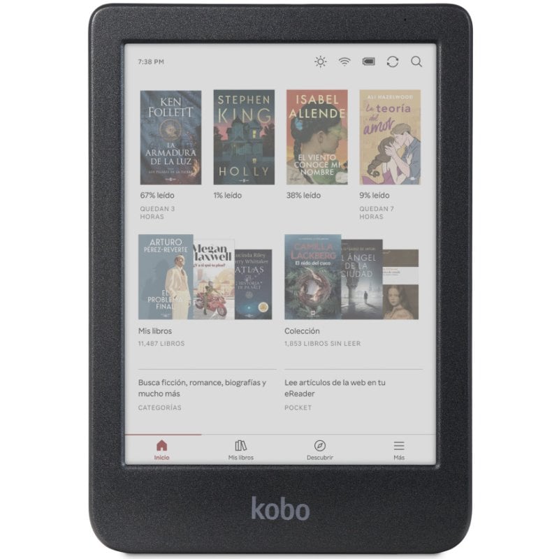 Kobo Clara Colour Libro Electrónico de 6" 16GB Negro Reacondicionado