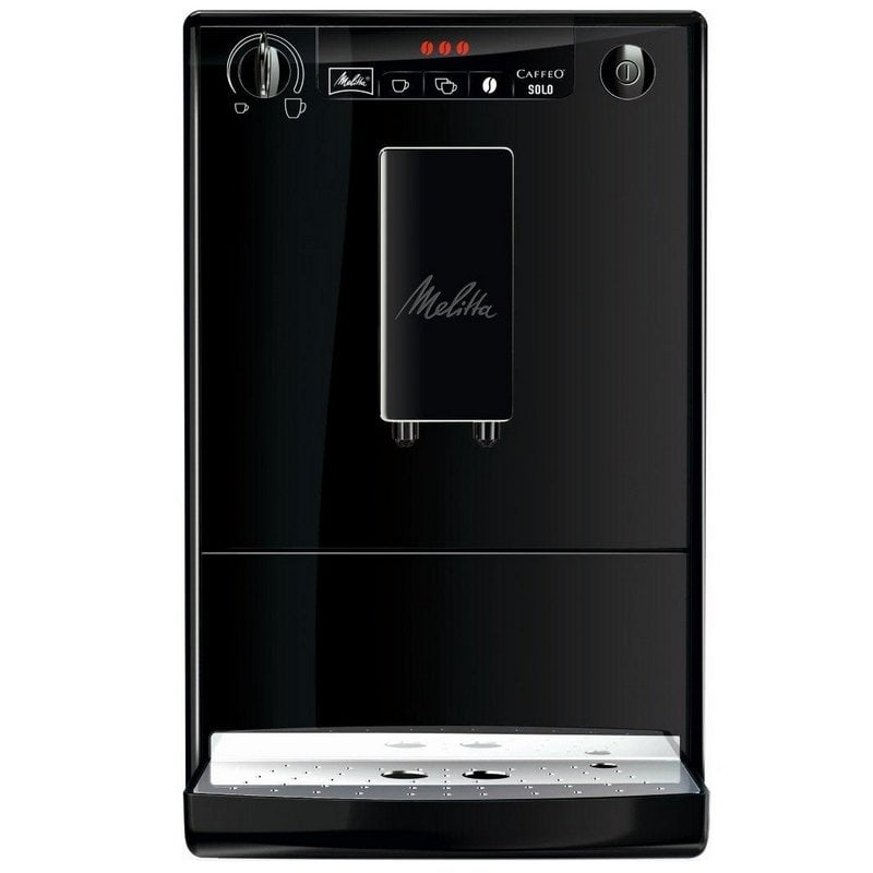 Melitta SOLO E950-222 Cafetera Superautomática Compacta con Molinillo Integrado 15 Bares Negra