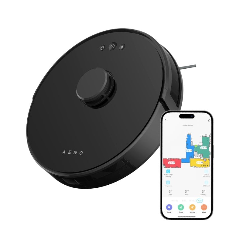 AENO RC3S Robot Aspirador Negro Reacondicionado