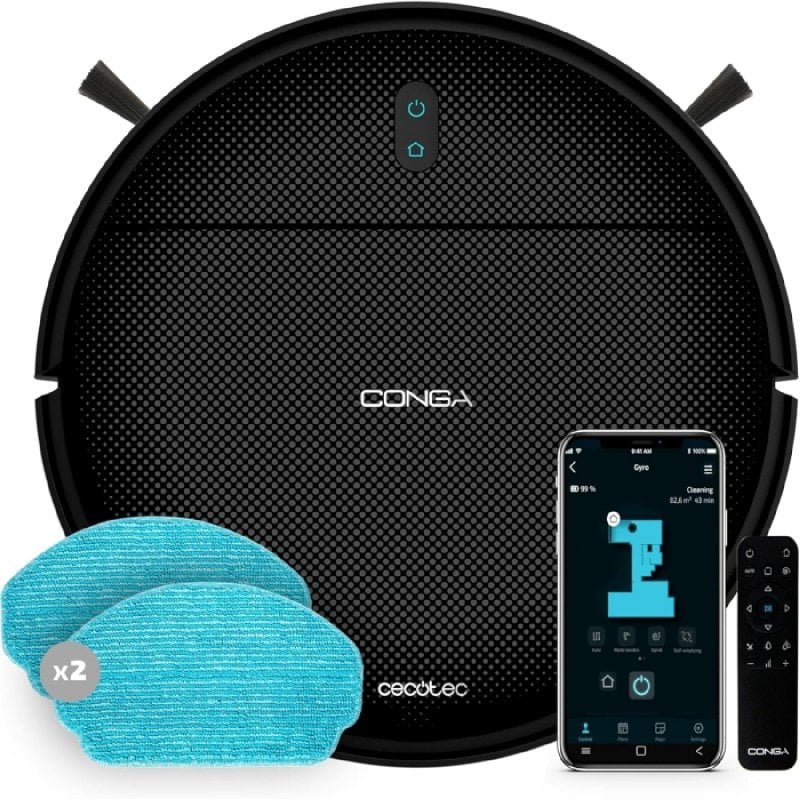 Cecotec Conga 999 Map X-treme Robot Aspirador y Friegasuelos Reacondicionado