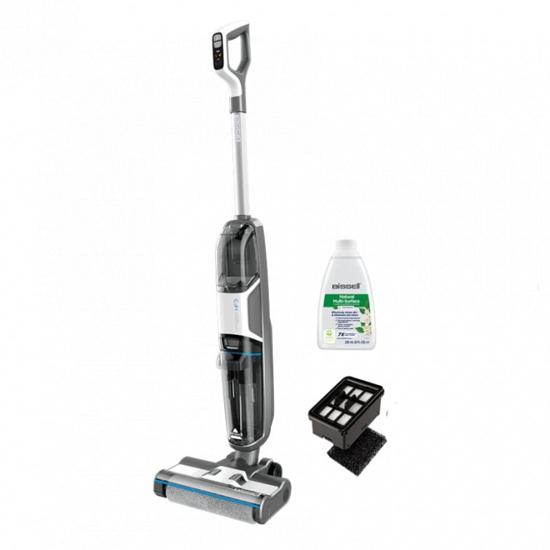 Bissell CrossWave HF3 Cordless Select Aspirador Escoba Fregona en Seco y Húmedo para Suelos Duros