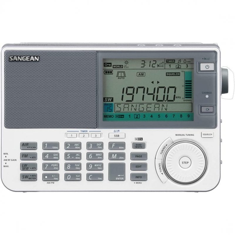 Sangean ATS-909X2 Radio Multibanda Blanca Reacondicionado