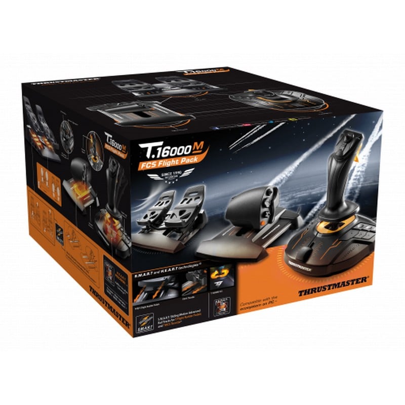Thrustmaster T Thrustmaster T.16000M FCS Flight Pack Joystick + Acelerador + Pedales Reacondicionado