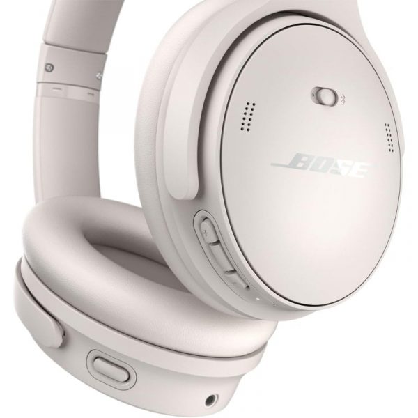 Bose QuietComfort Auriculares Inalámbricos con Cancelación de Ruido Blanco Ahumado Reacondicionado